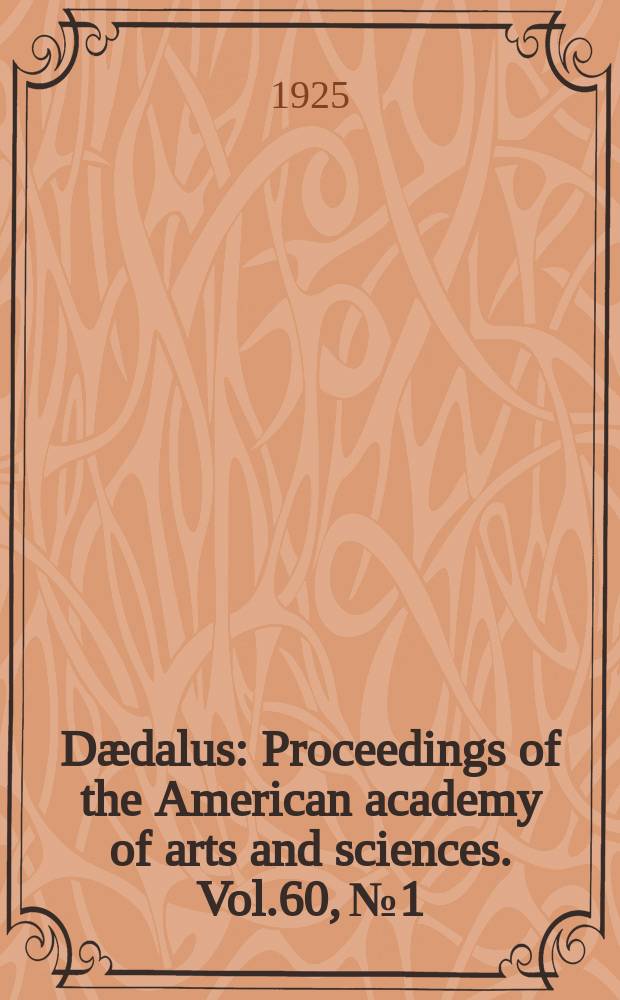 Dædalus : Proceedings of the American academy of arts and sciences. Vol.60, №1 : The geology of Ascension Island