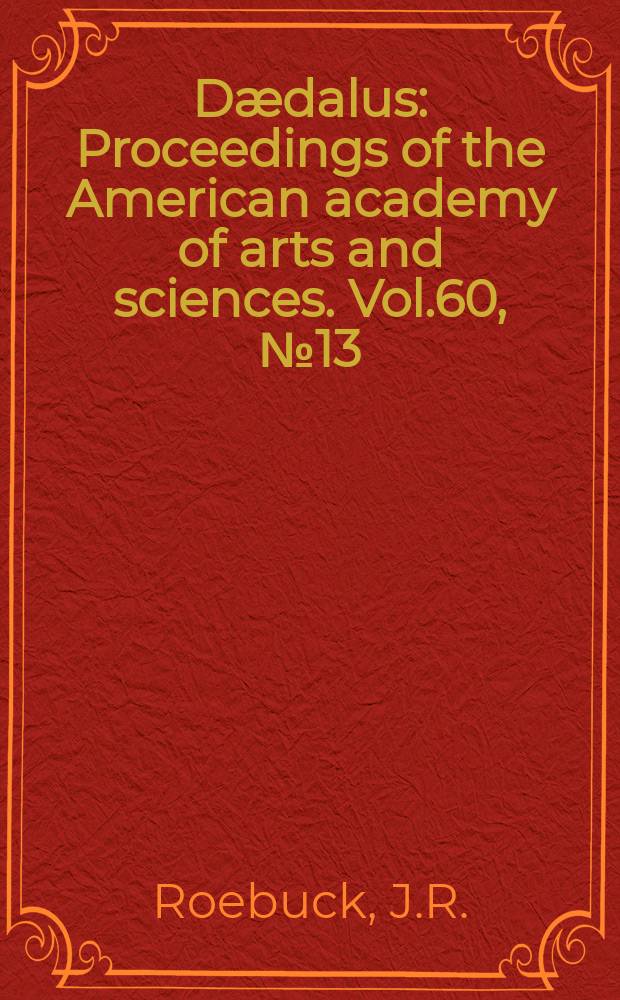 Dædalus : Proceedings of the American academy of arts and sciences. Vol.60, №13 : The Joule-Thomson effect in air