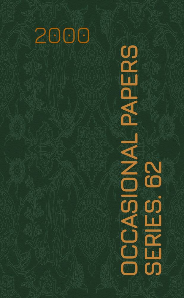 Occasional papers series. 62 : Understanding telecommunications and public policy