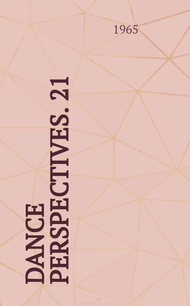 Dance perspectives. 21 : Follow me!