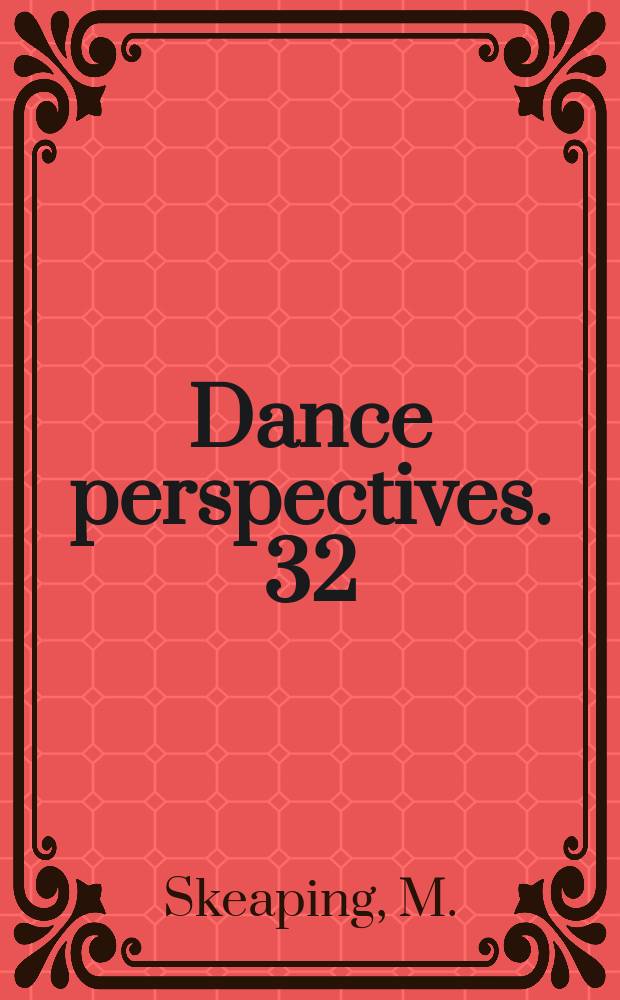 Dance perspectives. 32 : Ballet under the Three Crowns