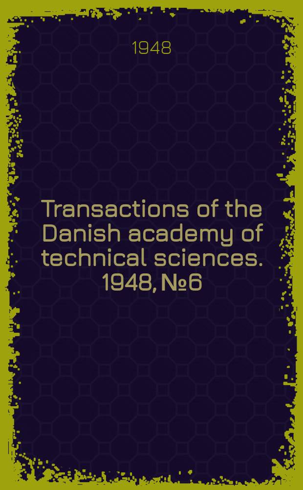 Transactions of the Danish academy of technical sciences. 1948, № 6 : A description of a new method for the calibration of objective tricolorimeters