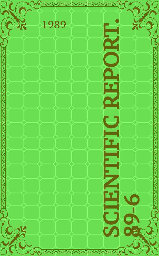 Scientific report. 89-6 : Global og regional temperaturudvikling siden 1850