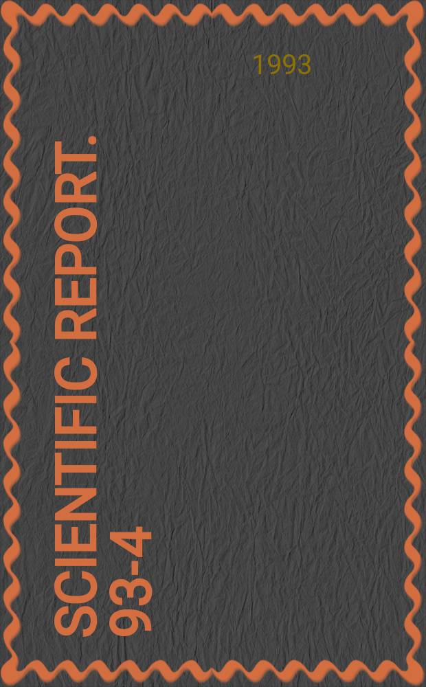 Scientific report. 93-4 : Two and a half centuries of solar activity variations and a possible association with global temperature