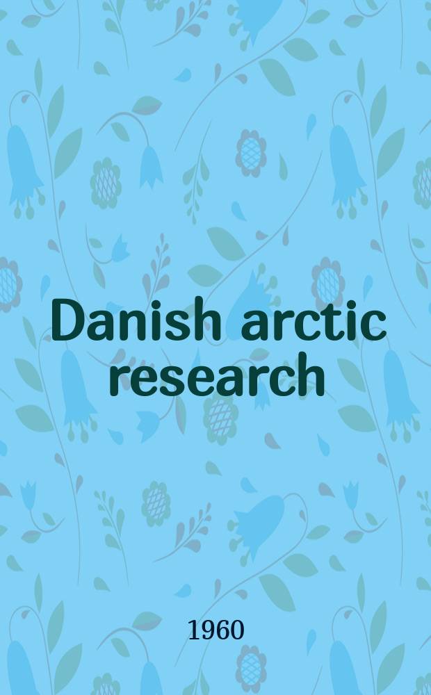 Danish arctic research