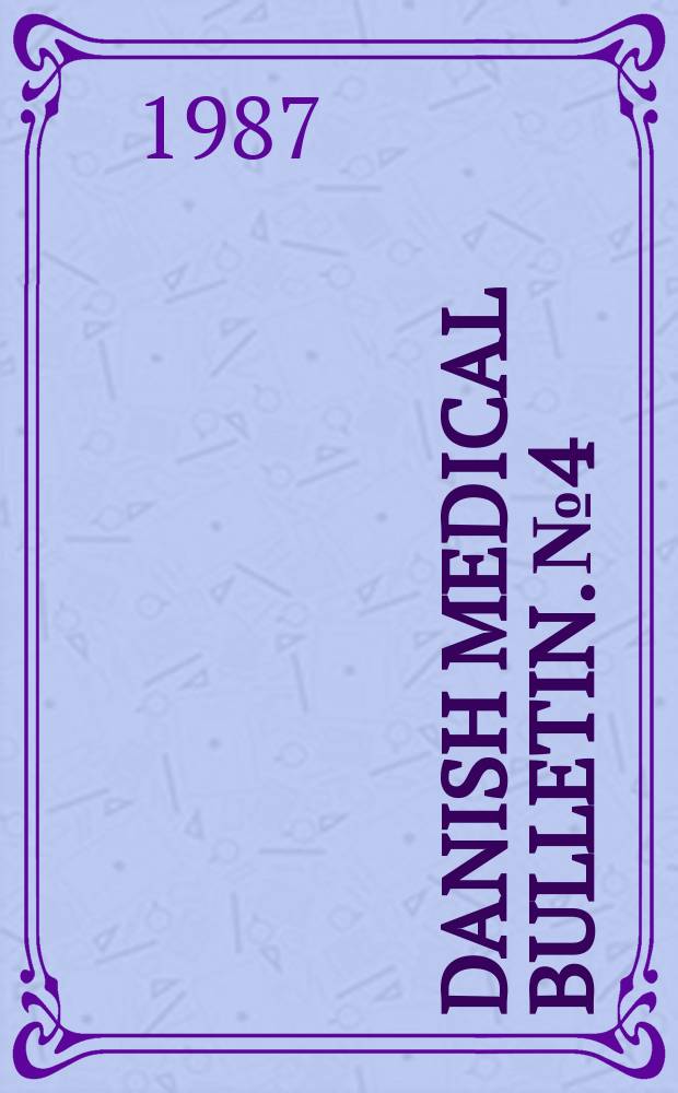 Danish medical bulletin. №4 : The prevention of falls in later life