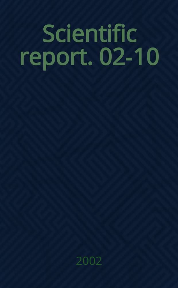 Scientific report. 02-10 : Canonical transform methods for radio occultation data