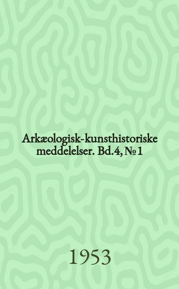 Arkæologisk-kunsthistoriske meddelelser. Bd.4, №1 : Weihinschriften aus dem Nymphenheiligtum des Kafizin Hügels, Kypros