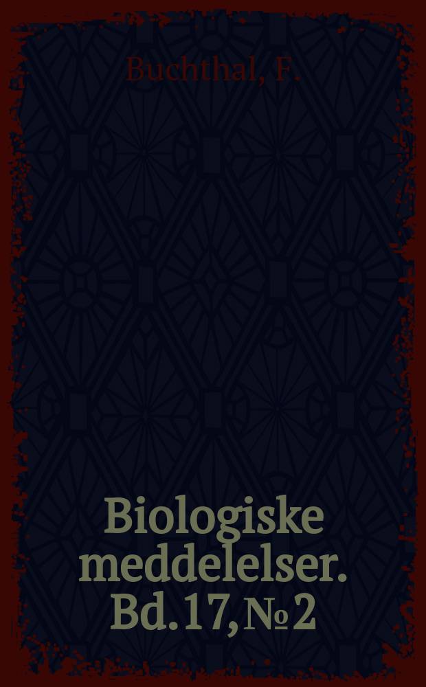 Biologiske meddelelser. Bd.17, №2 : The mechanical properties of the single striated muscle fibre at rest and during contraction and their structural interpretation
