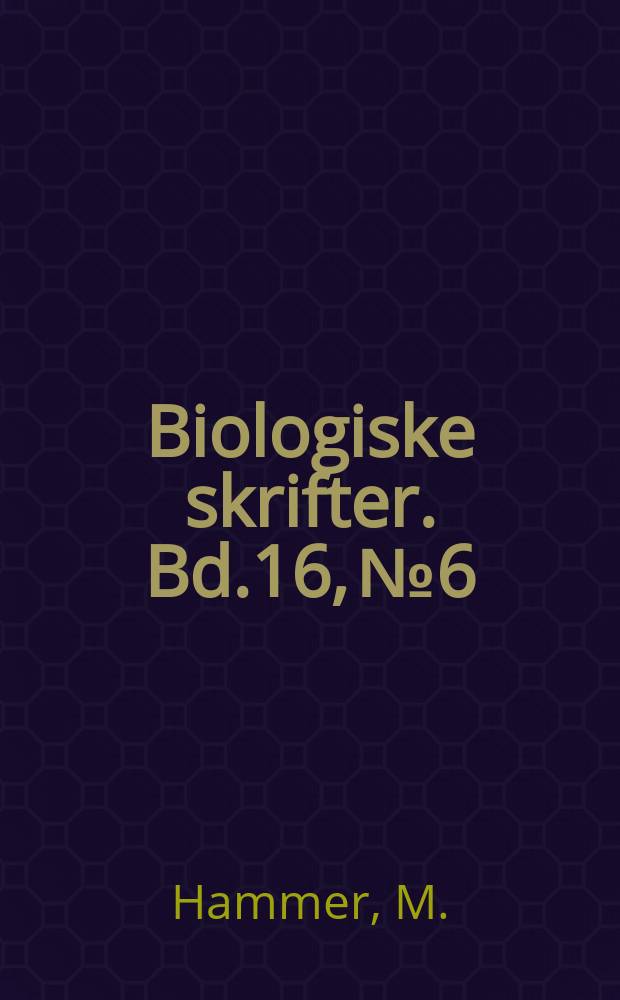 Biologiske skrifter. Bd.16, №6 : On some oribatids from Viti Levu, The Fiji Islands
