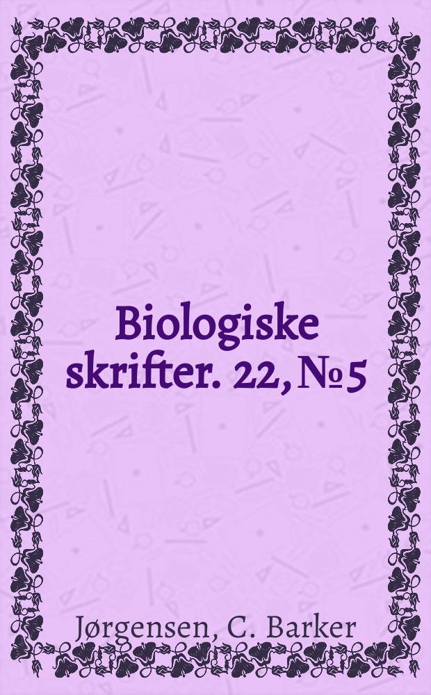 Biologiske skrifter. 22, №5 : Annual cycles of fat bodies and gonads in the toad Bufo bufo bufo (L.), compared with cycles in other temperate zone anurans