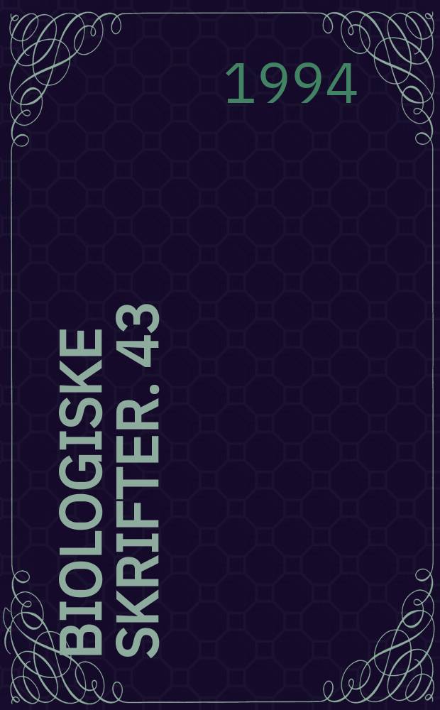 Biologiske skrifter. 43 : Brain and mind