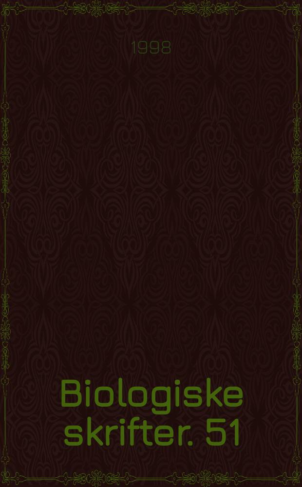 Biologiske skrifter. 51 : Flora of the Sudan-Uganda border area east of the Nile