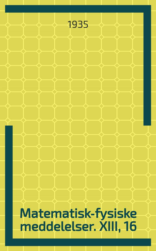 Matematisk-fysiske meddelelser. XIII, 16 : The orbit of Comet 1929 I (Schwassmann-Wachmann) in the years 1920-1936