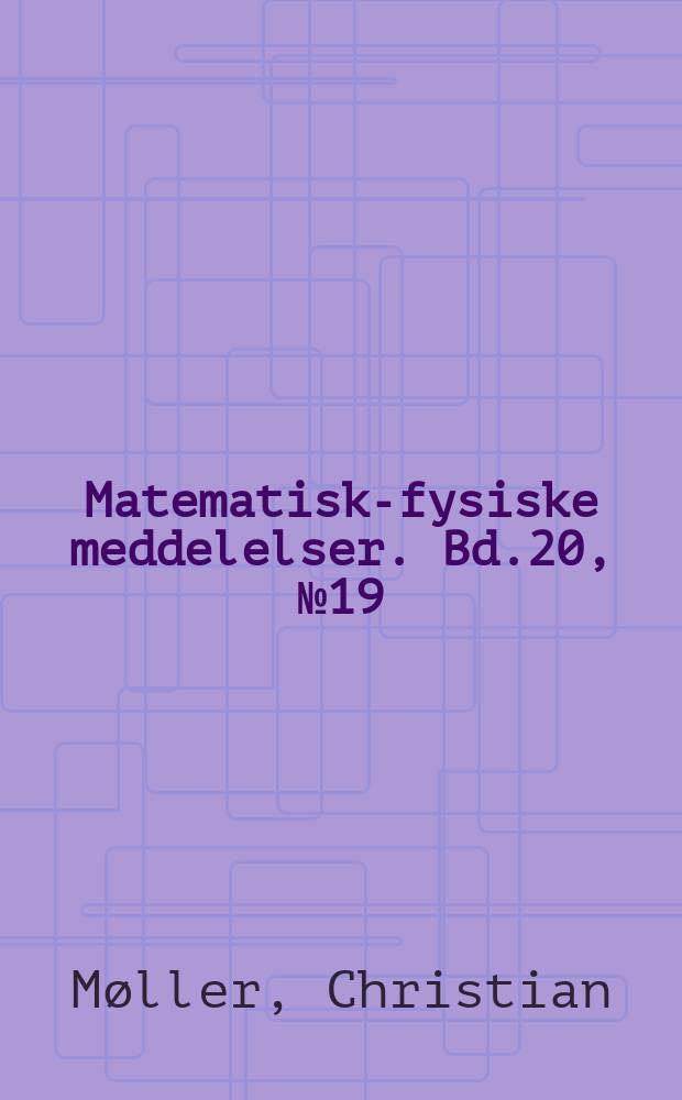 Matematisk-fysiske meddelelser. Bd.20, №19 : On homogeneous gravitational fields in the general theory of relativity and the clock paradox