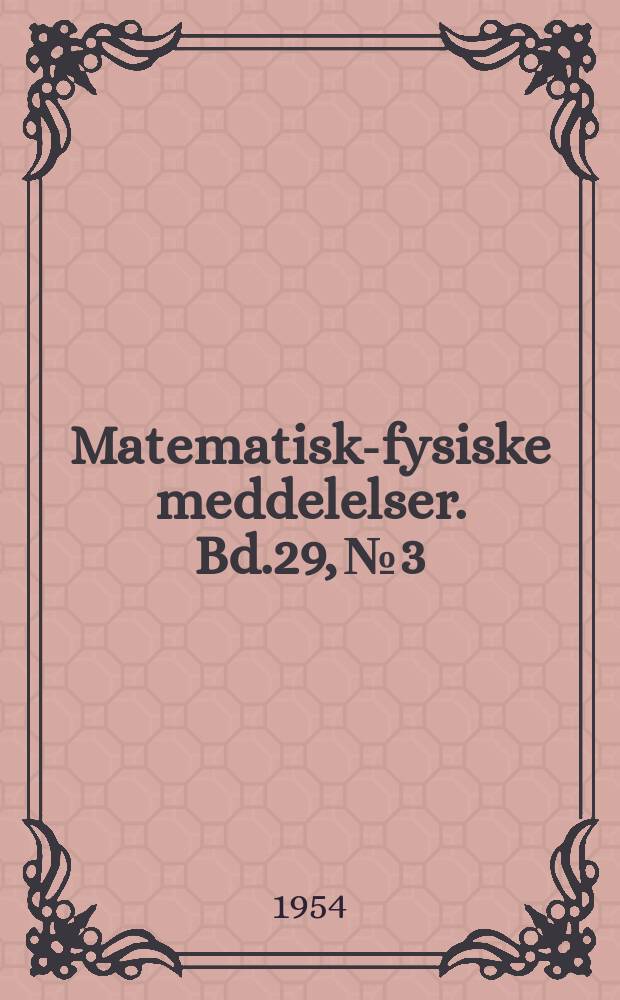 Matematisk-fysiske meddelelser. Bd.29, №3 : Excitation of nuclear rotational states in μ-mesonic atoms