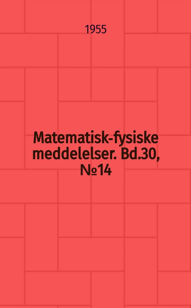 Matematisk-fysiske meddelelser. Bd.30, №14 : On Brönsted's principle of specific interaction