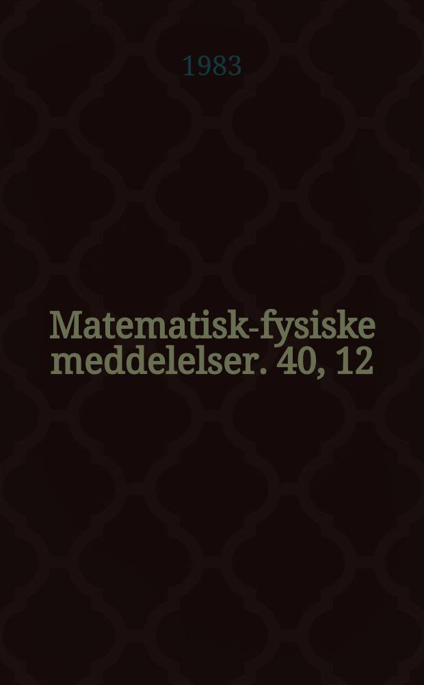 Matematisk-fysiske meddelelser. 40, 12 : Additive theory for Fq[x] by probability methods