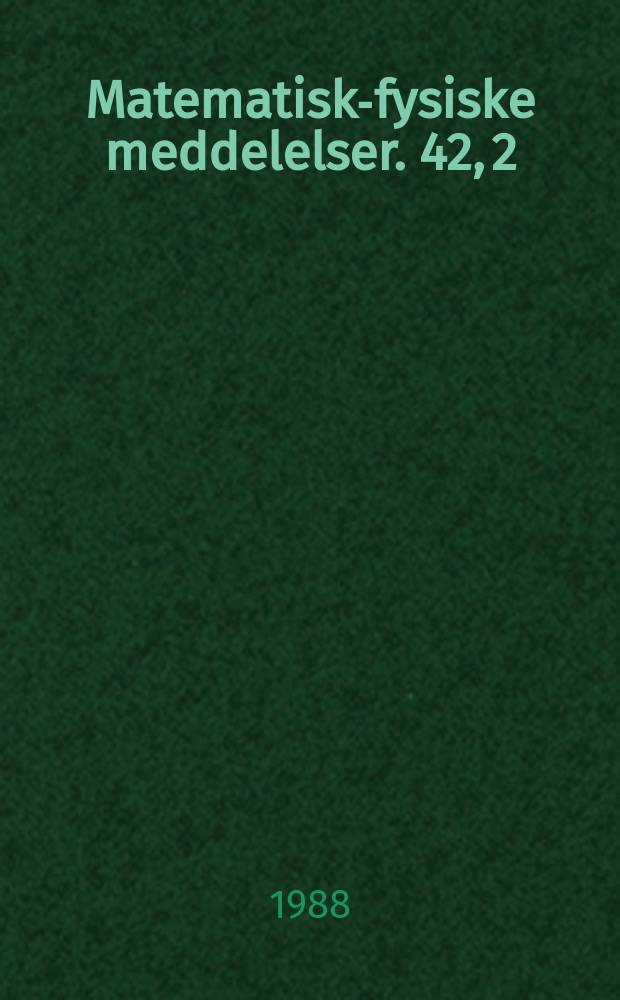 Matematisk-fysiske meddelelser. 42, 2 : A heuristic theory of the zonally-averaged state of the atmosphere