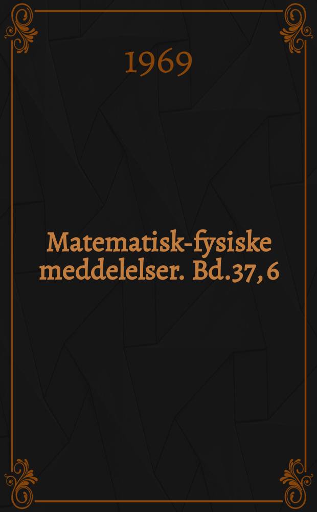 Matematisk-fysiske meddelelser. Bd.37, 6 : Corps convexes et potentiels sphériques