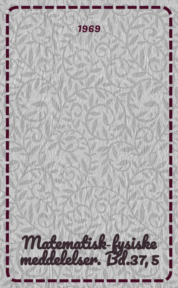 Matematisk-fysiske meddelelser. Bd.37, 5 : Particle aspects of phonons