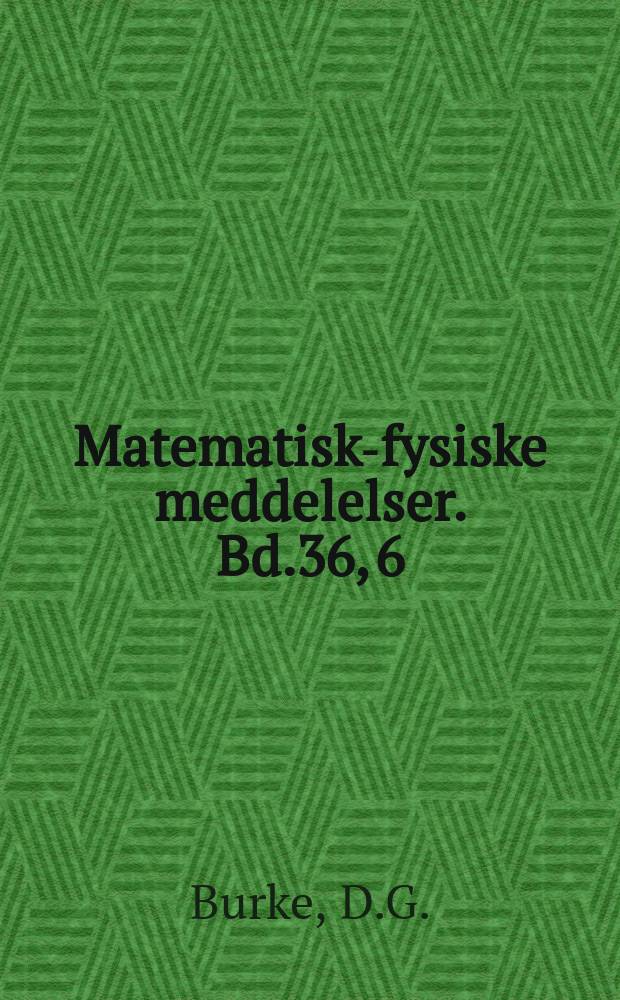 Matematisk-fysiske meddelelser. Bd.36, 6 : A study of energy levels in even-even ytterbium isotopes by means of (d,p), (d,t), and (d,d') reactions