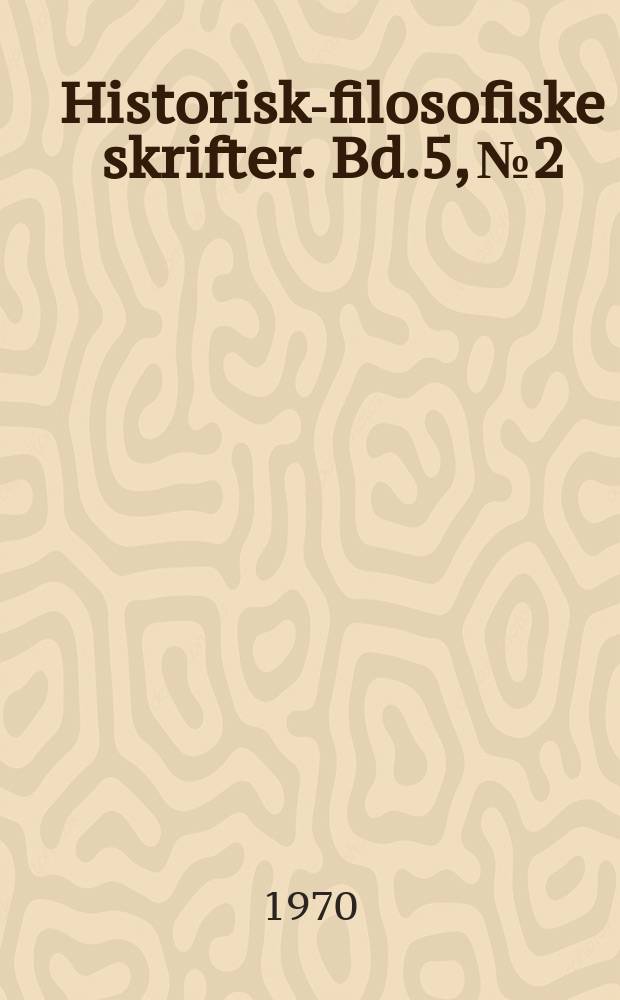 Historisk-filosofiske skrifter. [Bd.]5, №2 : Tell Shimshara. The Hassuna period