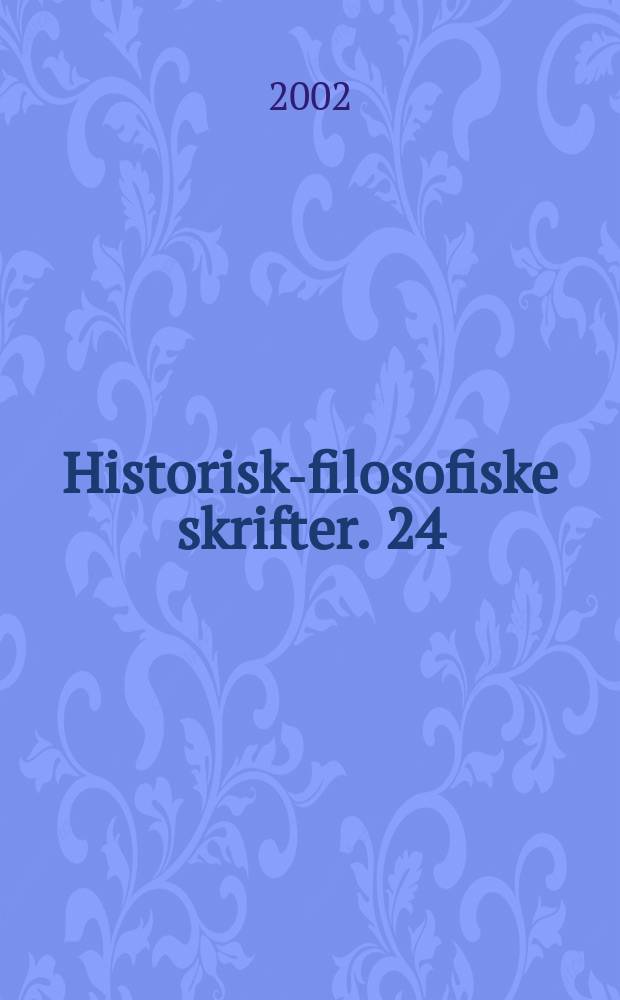 Historisk-filosofiske skrifter. 24: 4 : The Toledan tables