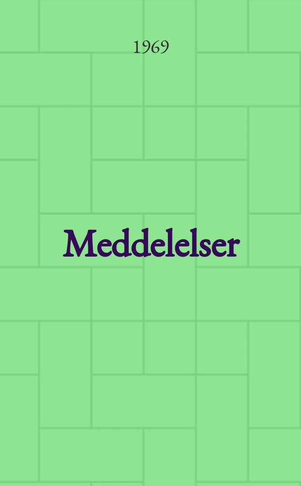 Meddelelser