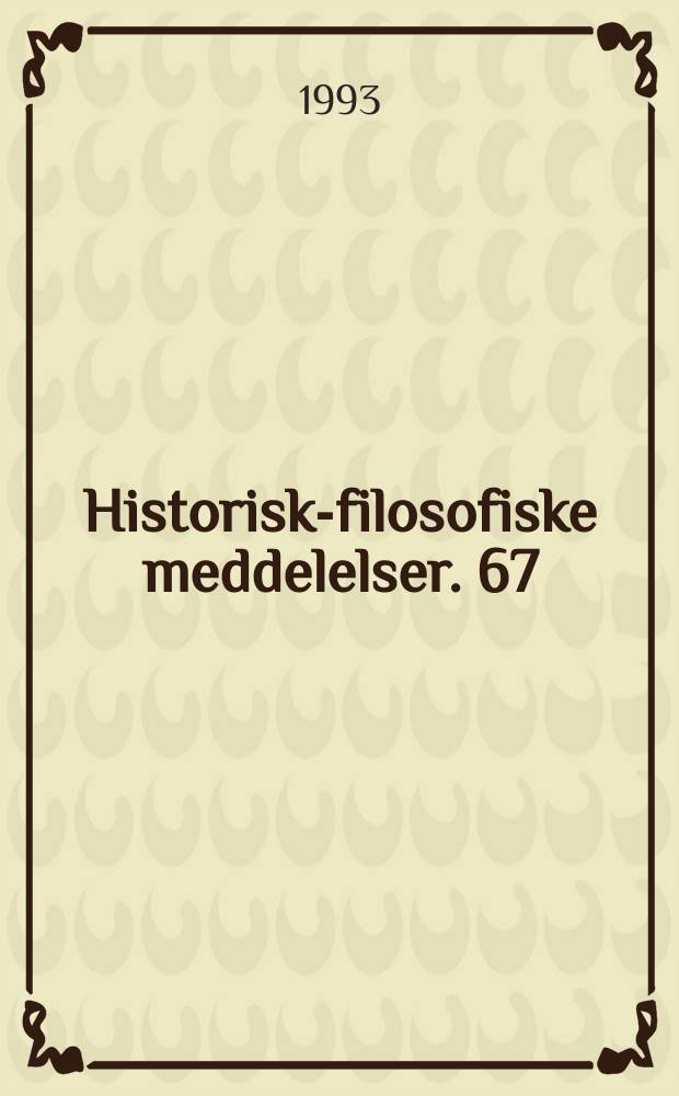Historisk-filosofiske meddelelser. 67 : The Ancient Greek city-state