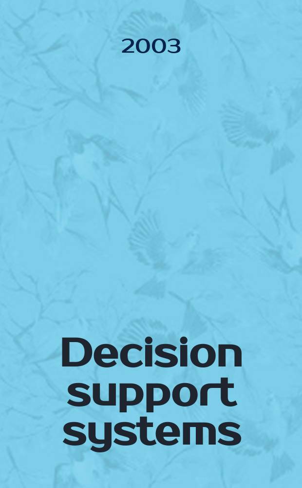 Decision support systems : The international journal. Vol.35, №2 : Web data mining