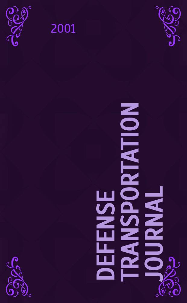 Defense transportation journal : DTJ. Vol.57, №4