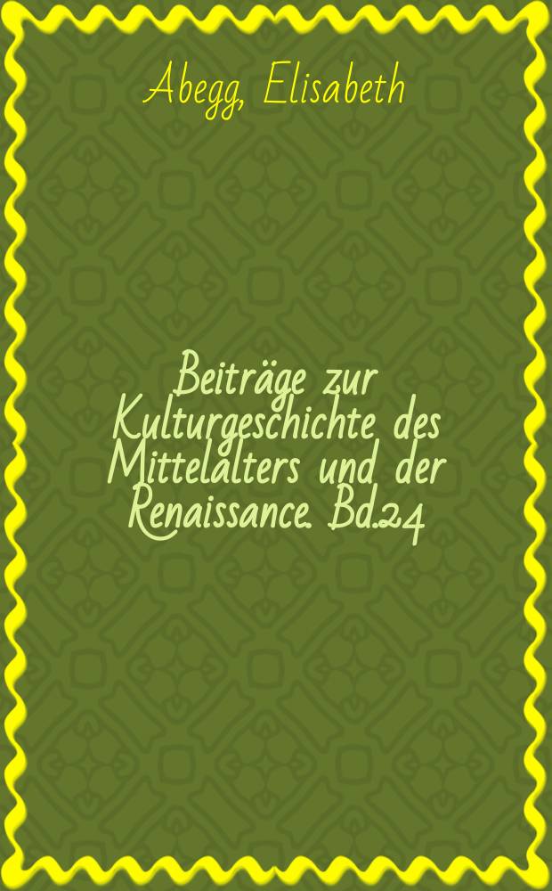 Beiträge zur Kulturgeschichte des Mittelalters und der Renaissance. Bd.24 : Die Politik Mailands in den ersten Jahrzehnten des 13. Jahrhunderts