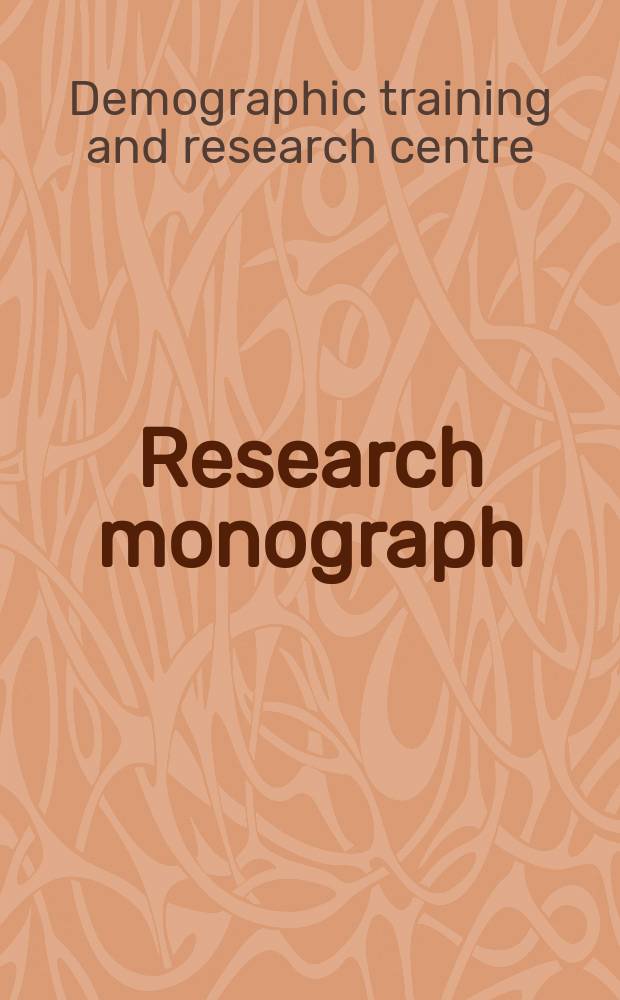 Research monograph