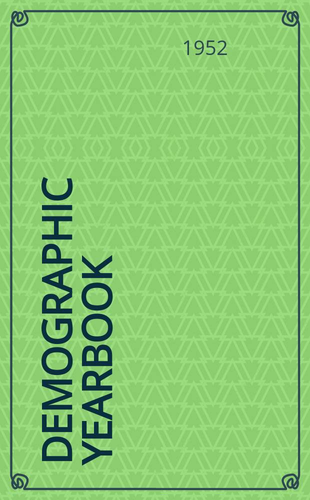 Demographic yearbook