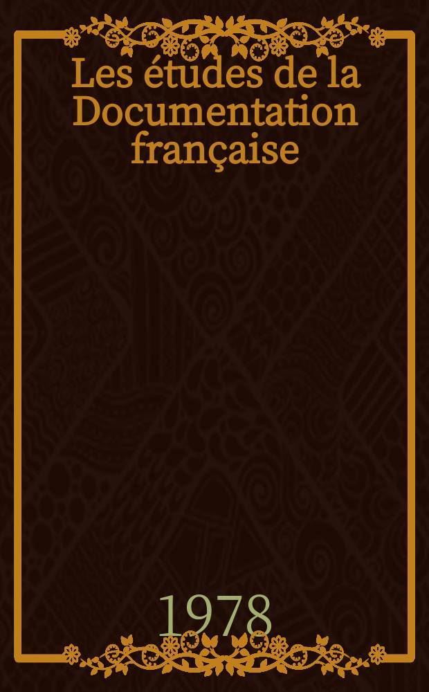 Les études de la Documentation française : Haut-Rhin (Alsace)
