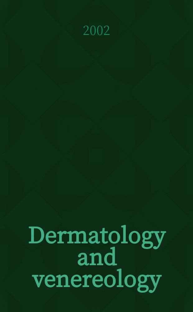 Dermatology and venereology : Section XIII of Excerpta medica. Vol.72, №3