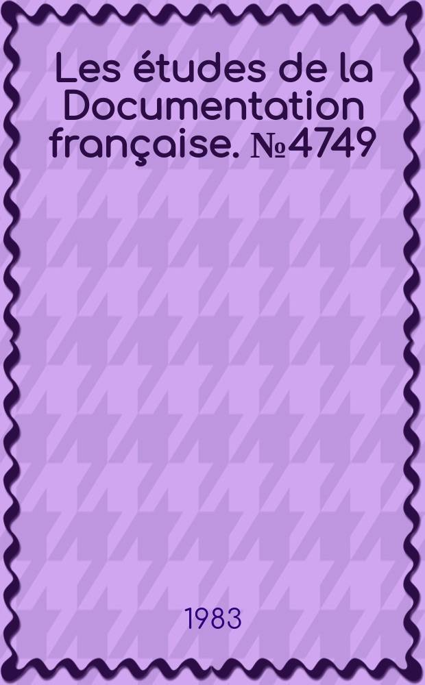 Les études de la Documentation française. №4749/4750 : Aveyron