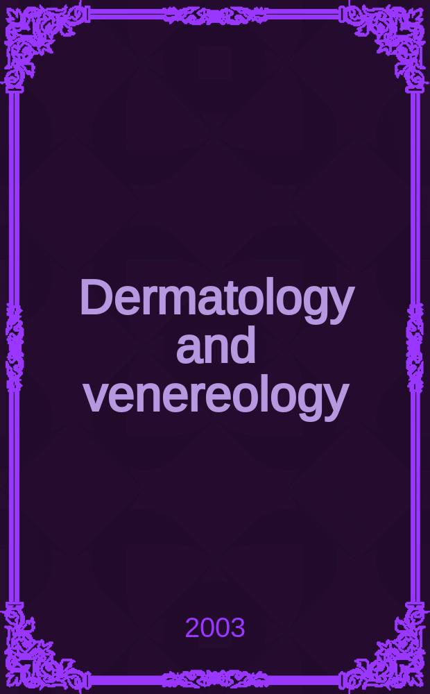 Dermatology and venereology : Section XIII of Excerpta medica. Vol.74, №6