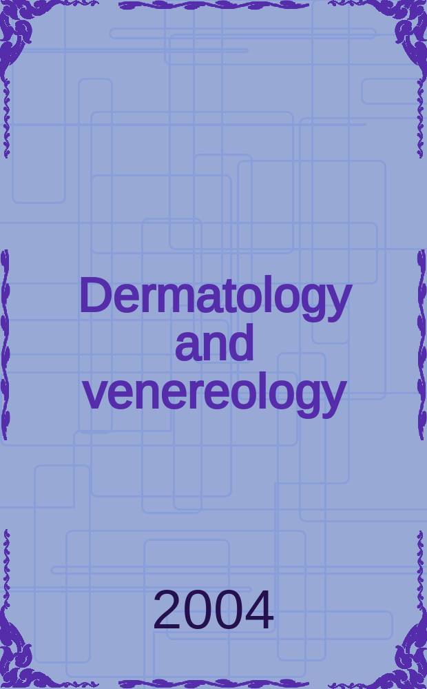 Dermatology and venereology : Section XIII of Excerpta medica. Vol.75, №3