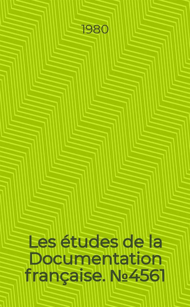 Les études de la Documentation française. №4561/4562 : La Mayenne