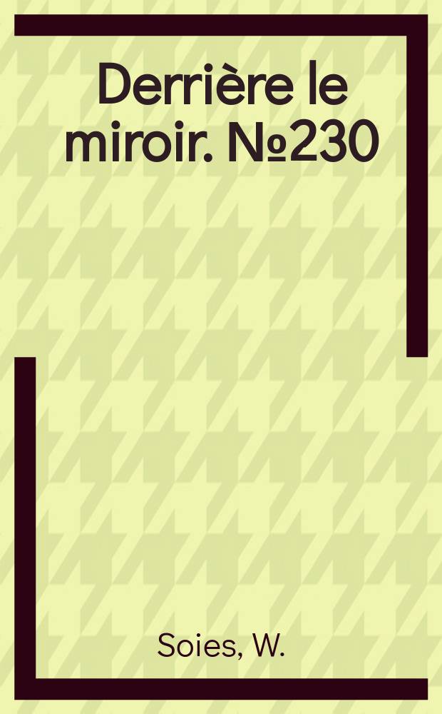 Derrière le miroir. №230 : La "Suite Narwa" de Gérard Titus-Carmel