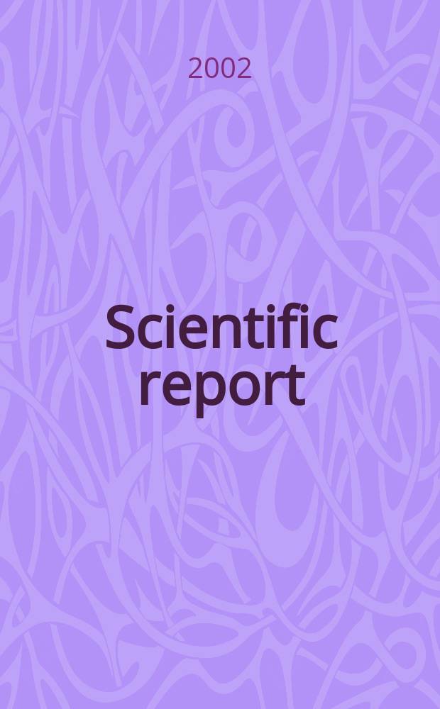 Scientific report