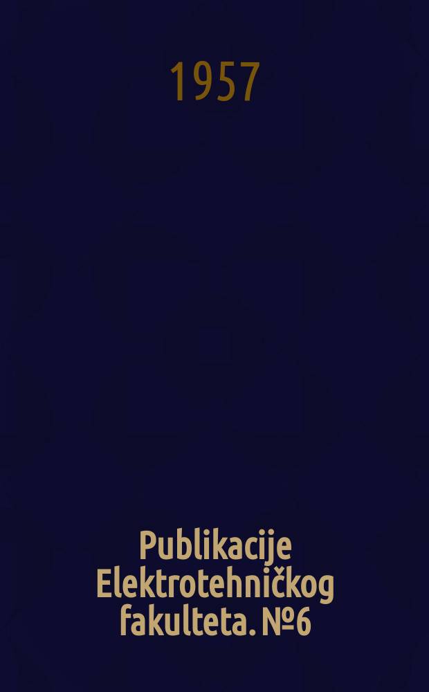 Publikacije Elektrotehničkog fakulteta. №6 : Monostabilni multivibrator sa linearnom vremenskom bazom