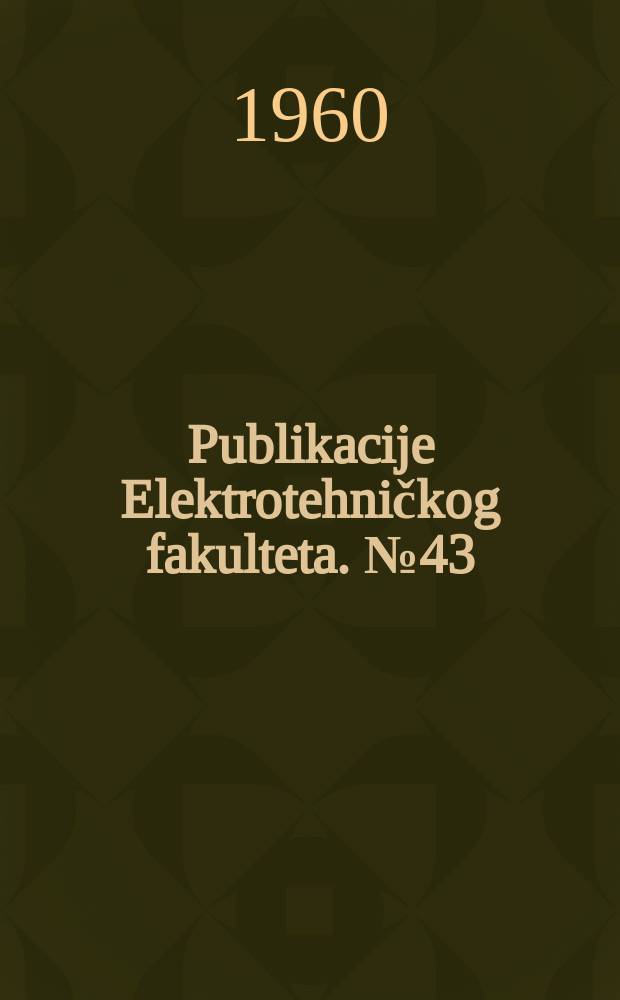 Publikacije Elektrotehničkog fakulteta. №43 : Sur les nombres de Stirling et les nombres de Bernoulli d'ordre supérieur