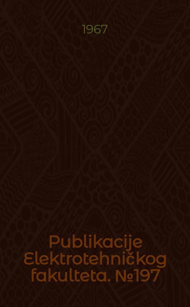 Publikacije Elektrotehničkog fakulteta. №197 : A variational method of evaluating impedances of two coupled antennas of unequal sizes