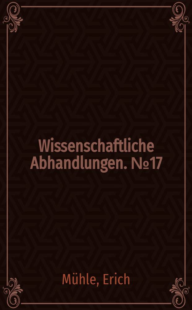 Wissenschaftliche Abhandlungen. № 17 : Die Krankheiten und Schädlinge der Arznei-, Gewürz- und Duftpflanzen