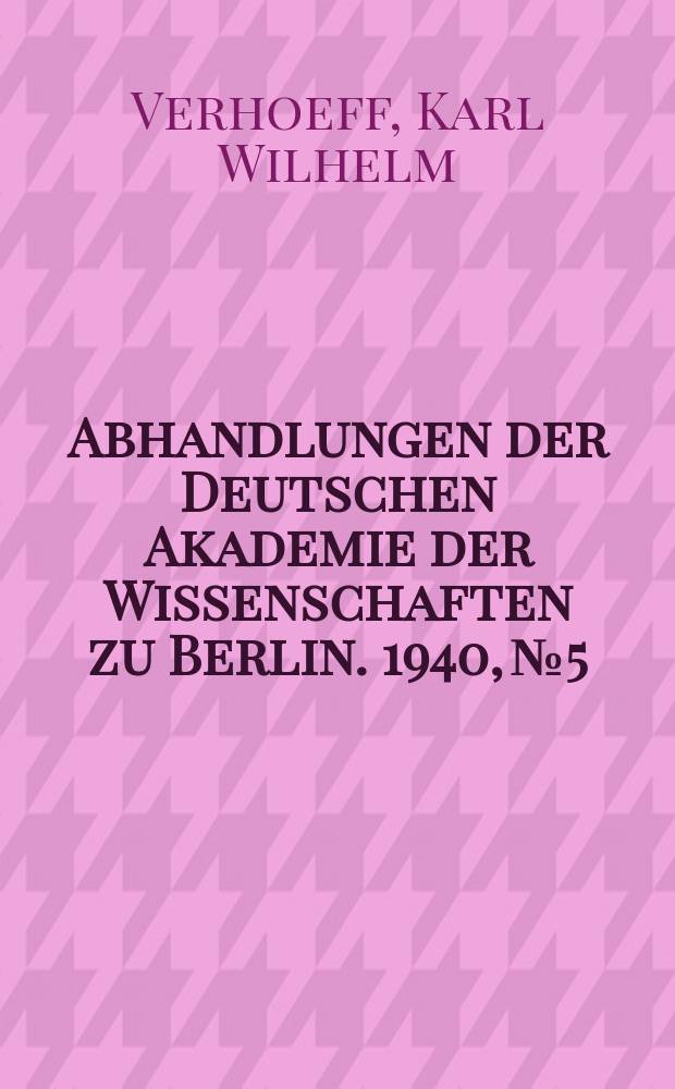 Abhandlungen der Deutschen Akademie der Wissenschaften zu Berlin. 1940, №5 : Chilopoden von Kärnten und Tauern, ihre Beziehungen zu europäischen und mediterranen Ländern und über allgemeine geographische Verhältnisse