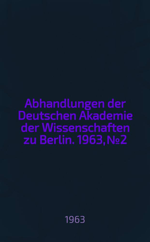 Abhandlungen der Deutschen Akademie der Wissenschaften zu Berlin. 1963, №2 : Über den Einfluss der Wärmedehnung an Innen-Drehbacken-Bremsen