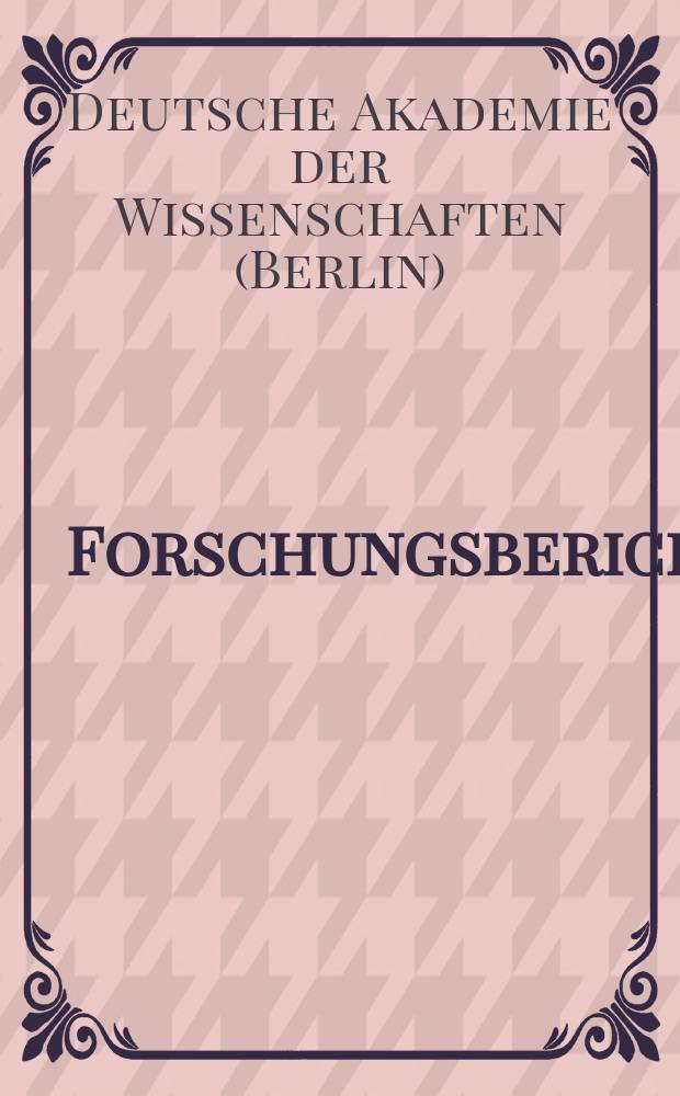 Forschungsbericht